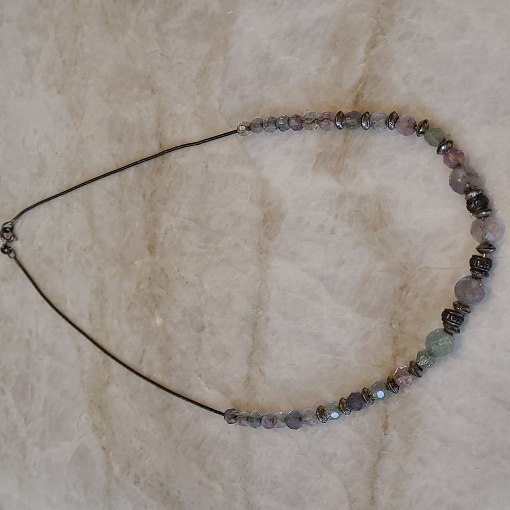 Glass beaded necklace